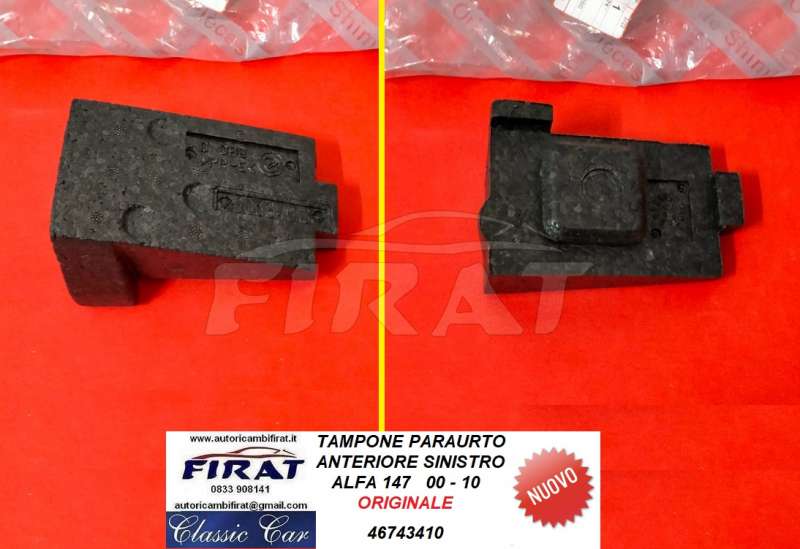 TAMPONE PARAURTO ALFA 147 00-10 ANT.SX (46743410)